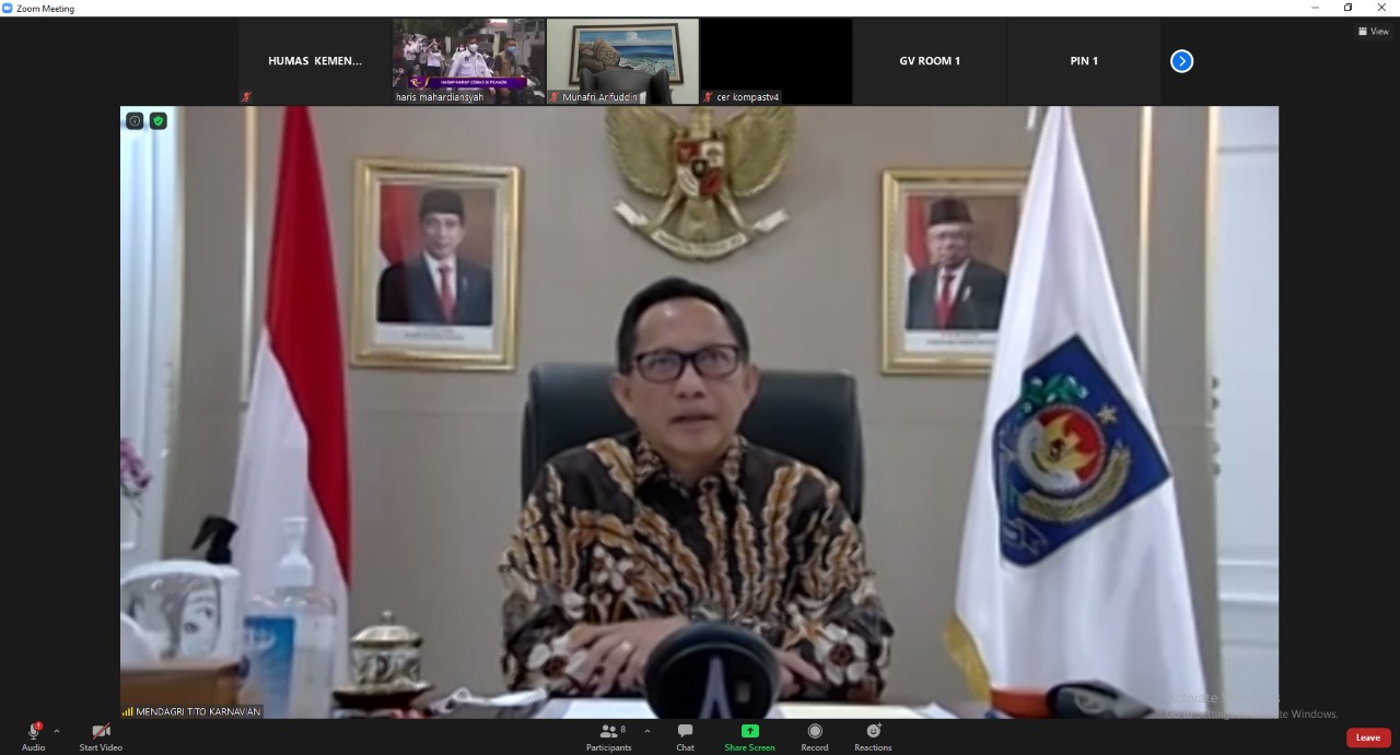 Mendagri Berbagi Cerita Dinamika di Balik Pelaksanaan Pilkada di Tengah Pandemi 