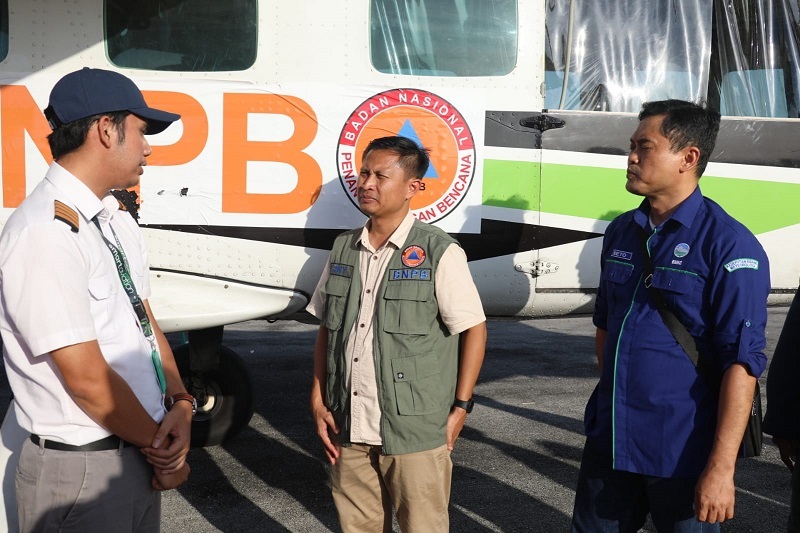 Dukung Perhelatan Sail Teluk Cenderawasih 2023, BNPB Operasikan TMC 