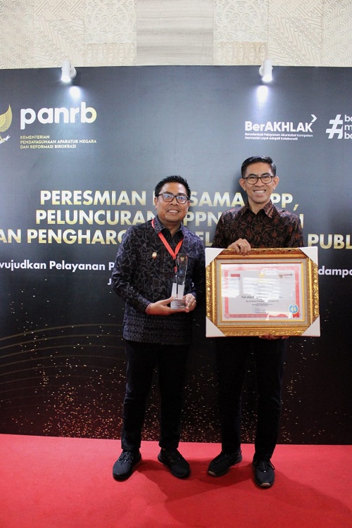 Program Inovasi RADITYA, Pemkot Denpasar Raih Penghargaan Top 45 Inovasi Pelayanan Publik Tingkat Nasional