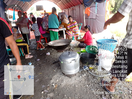 Enam Desa Dikepung Banjir, BPBD Langkat Dirikan Posko Siaga Bencana