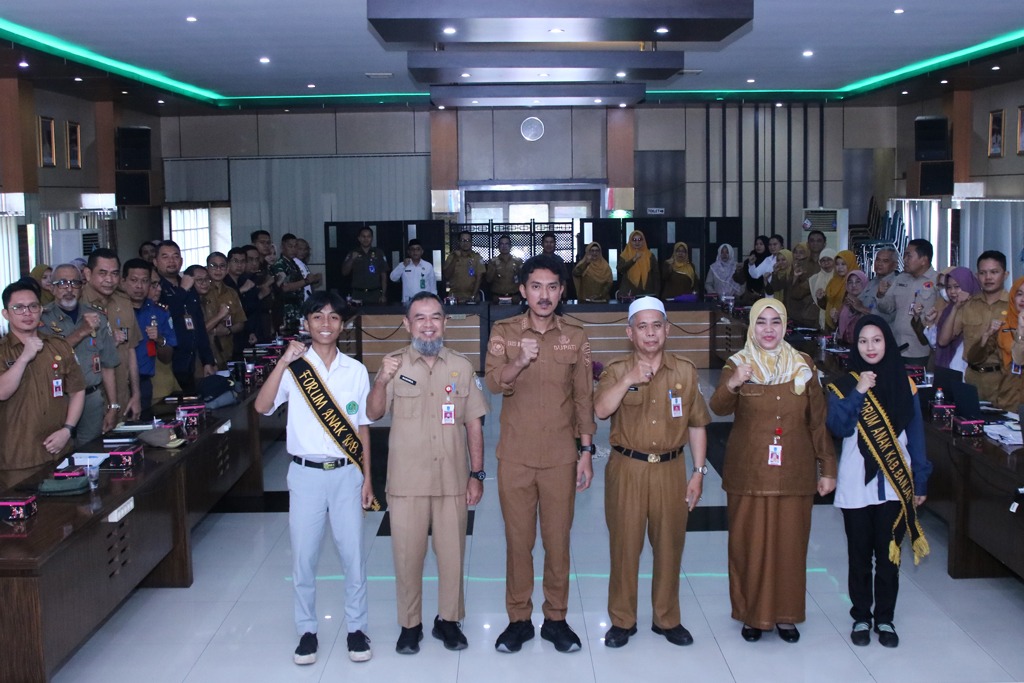 BUPATI BANJAR BUKA RAKOR GUGUS TUGAS KABUPATEN LAYAK ANAK