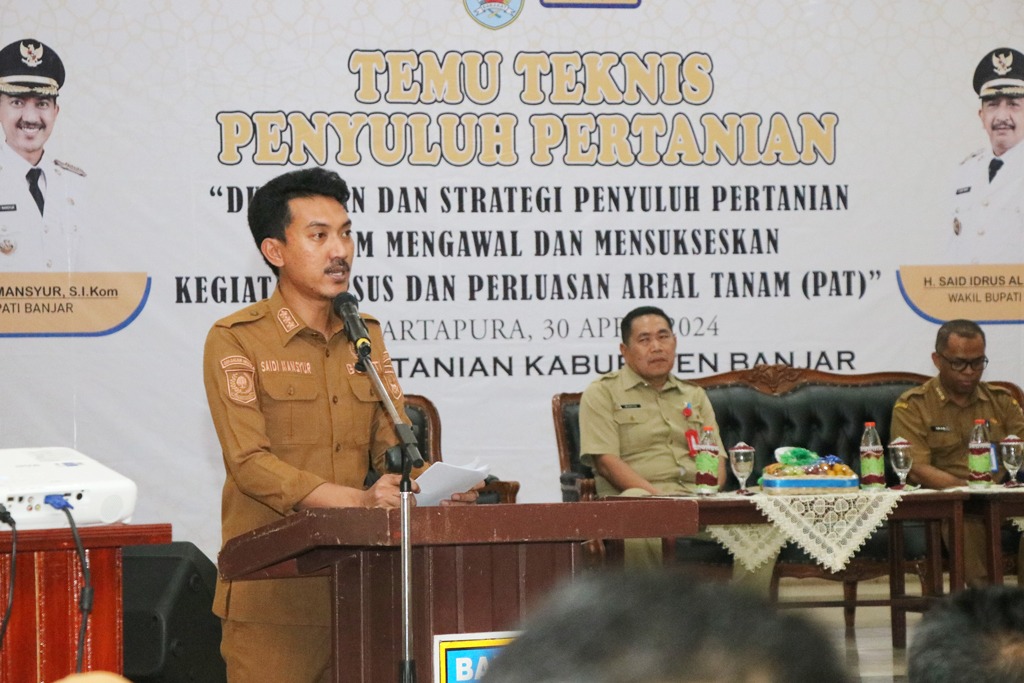 SAMAKAN PERSEPSI, PENYULUH PERTANIAN SE-KABUPATEN BANJAR IKUTI TEMU TEKNIS