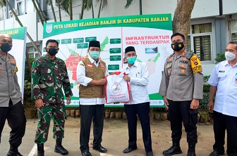 Banjar Terima Bantuan Rp 1 Miliar dari Pemprov Kalsel Untuk Penanganan Banjir