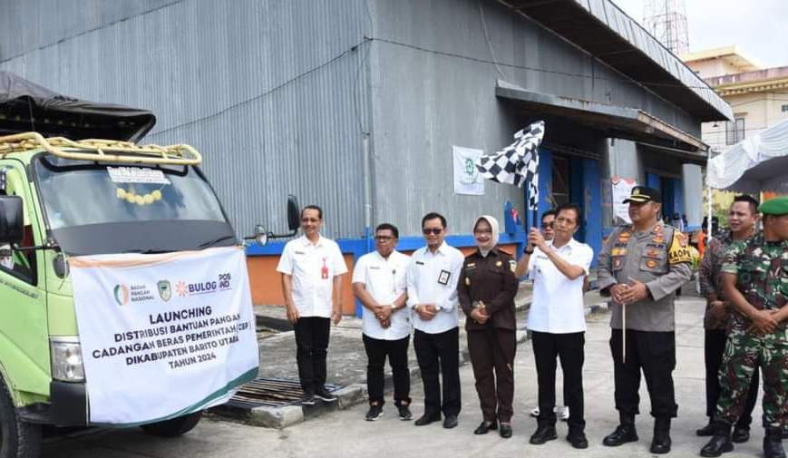 PEMKAB BARITO UTARA LAUNCHING PENYALURAN BANTUAN CADANGAN PANGAN PEMERINTAH 2024