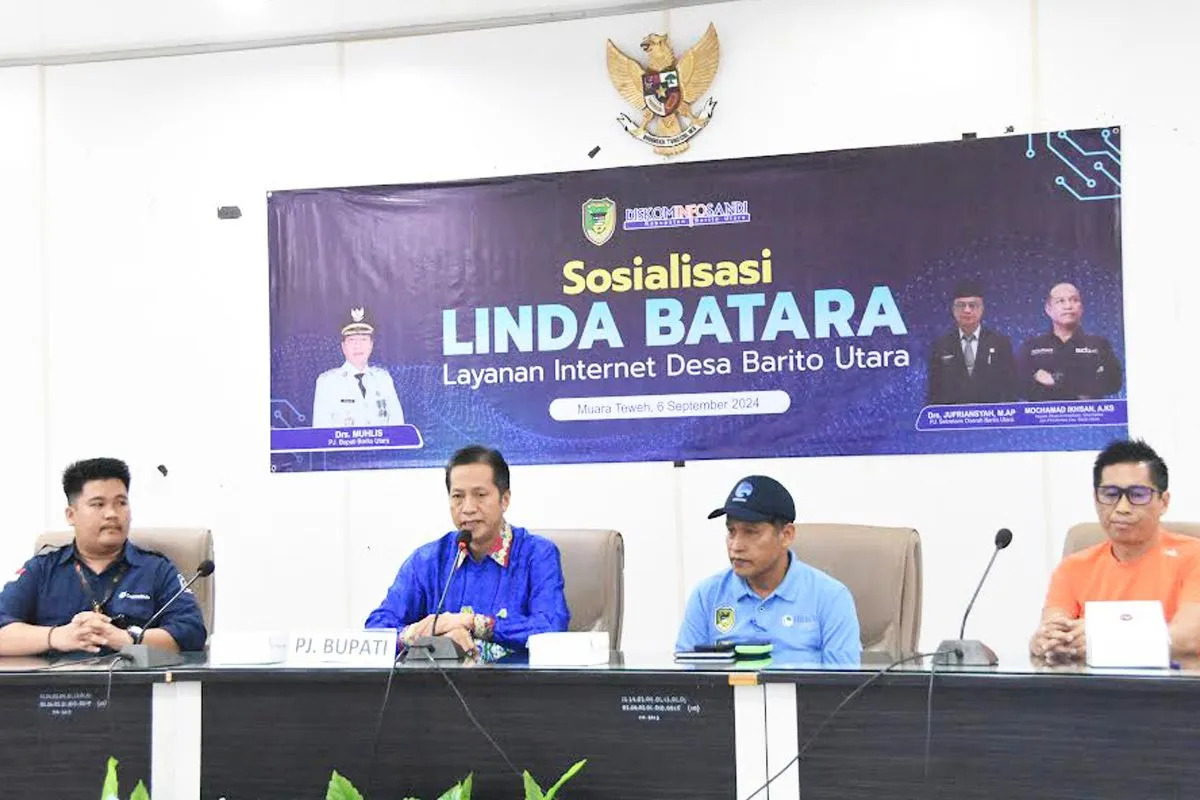INTERNET DESA  SALAH SATU PRIORITAS TERCAPAINYA SPBE DI BARITO UTARA