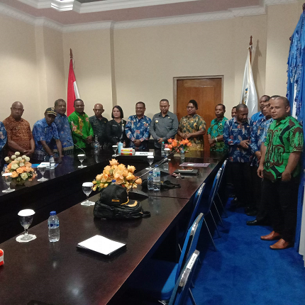 Bahas Situasi Kamtibmas Terkini, Pj Bupati Jayapura Kumpulkan Seluruh Kepala Distrik