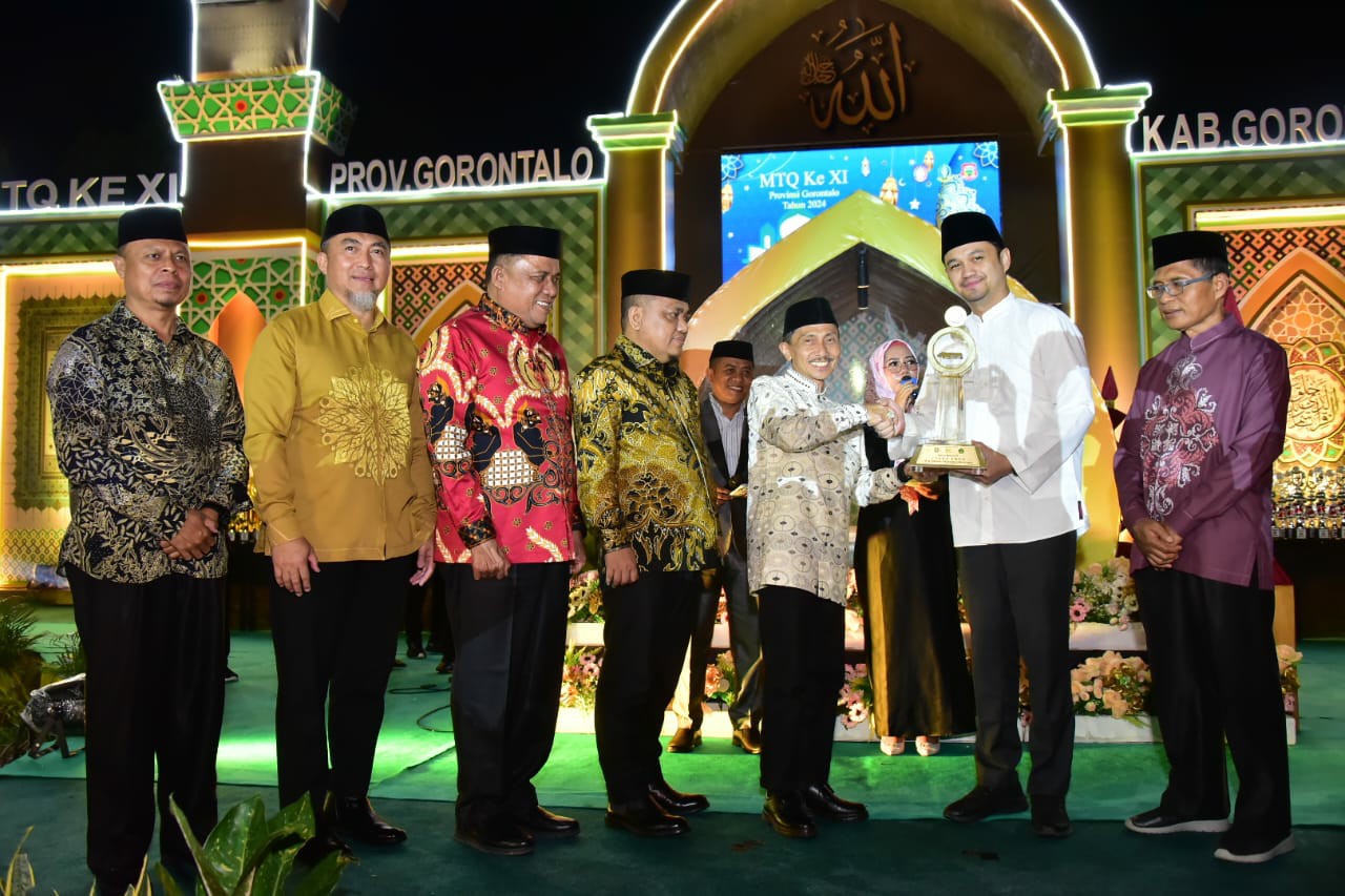 KOTA GORONTALO KEMBALI JADI JUARA UMUM MTQ TINGKAT PROVINSI GORONTALO