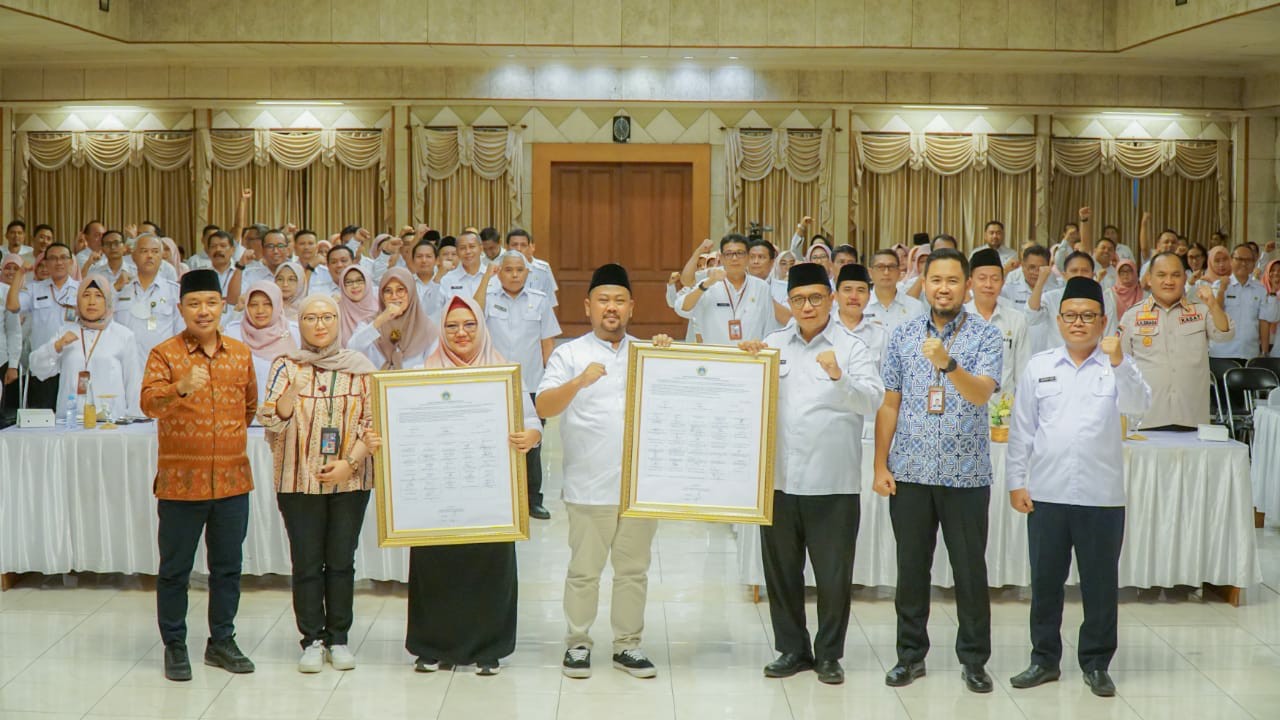 PEMKAB GRESIK LAKUKAN MONITORING CENTRE FOR PREVENTION DENGAN KPK RI