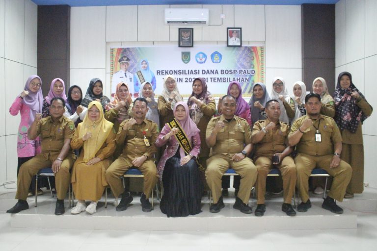 PJ BUNDA PAUD INHIL BUKA REKONSILIASI DANA BOSP PAUD TAHUN 2024