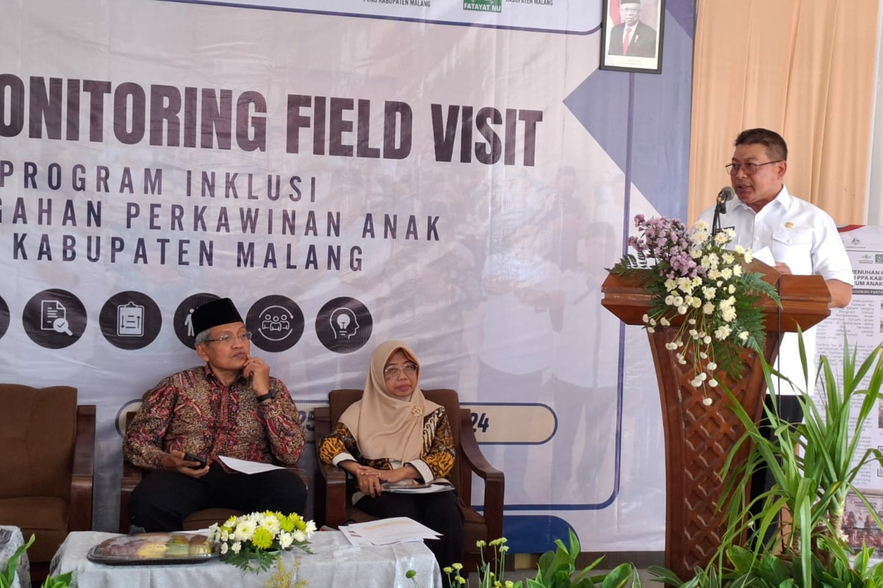 PLT. BUPATI MALANG HADIRI JOINT MONITORING FIELD VISIT PROGRAM INKLUSI