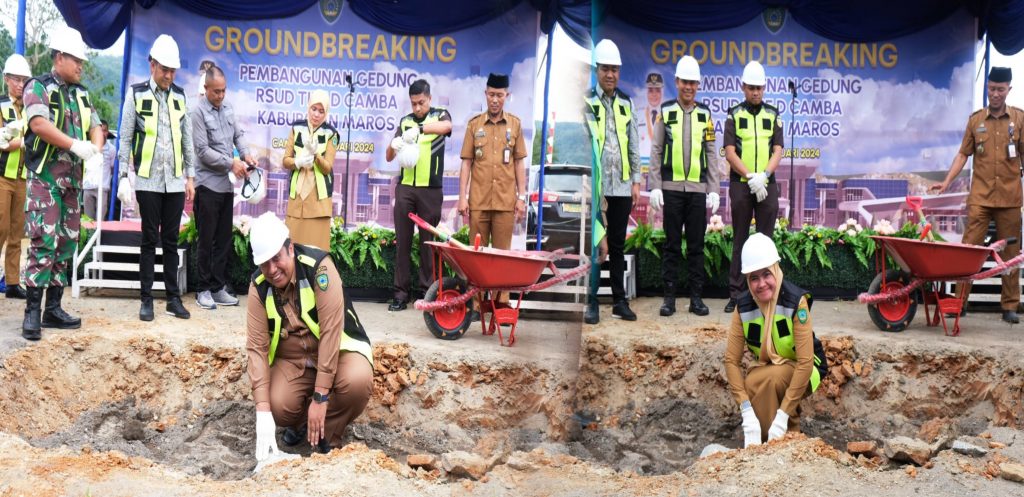 PEMKAB MAROS MULAI PEMBANGUNAN RSUD TIPE D DI KECAMATAN CAMBA