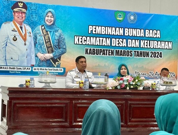 BUPATI CHAIDIR SYAM TERUS DORONG PENINGKATAN LITERASI DI MAROS
