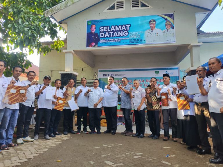 PELUNCURAN DESA RAMPUNG ADMINDUK: KOLABORASI SUKSES ANTARA YAYASAN BAKTI DAN PEMKAB MAROS