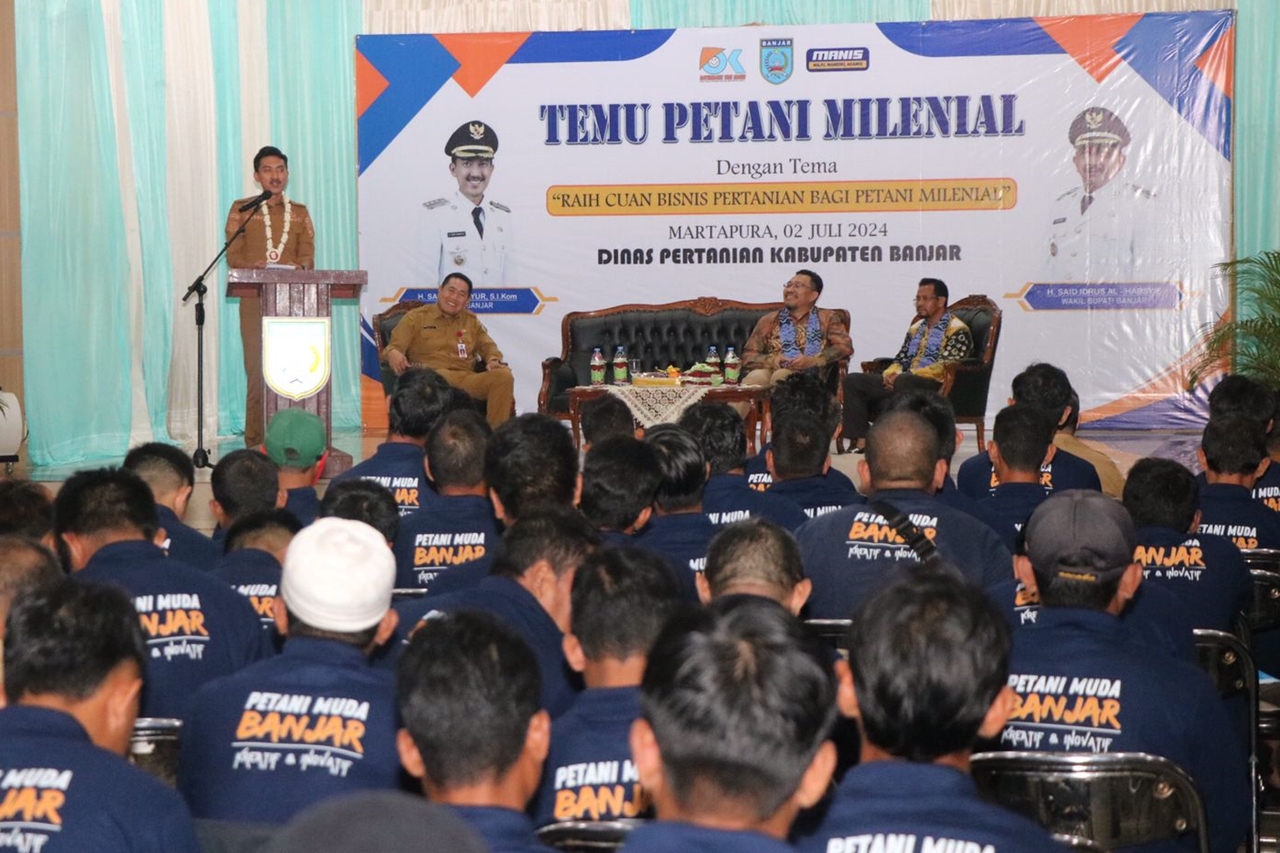BUPATI BANJAR AJAK PETANI MILENIAL GALI POTENSI KEWILAYAHAN