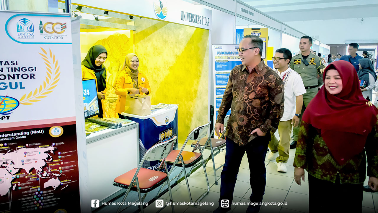 PARA PELAJAR ANTUSIAS IKUTI PAMERAN EDUKASI 2024 KOTA MAGELANG