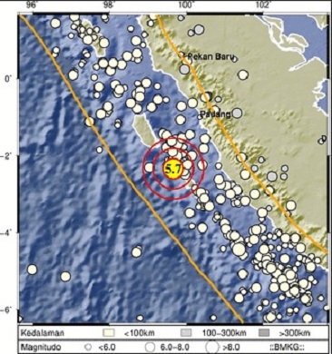 Gempabumi M 5.7 Guncang Kepulauan Mentawai, Warga Panik dan Keluar Rumah Hingga Mengungsi ke Tempat Tinggi
