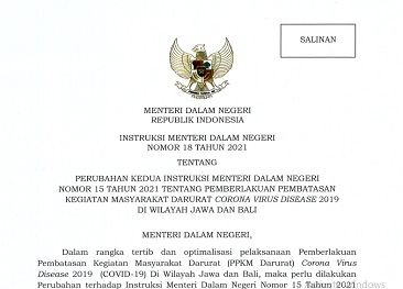 Penyempurnaan Inmendagri PPKM Darurat, Pengaturan di Sektor Kritikal, Esensial dan Konstruksi
