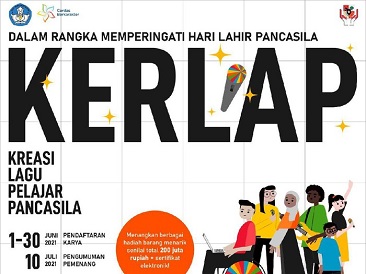 Peringati Bulan Pancasila, Kemendikbudristek Gelar Lomba Kerlap
