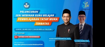 Siapkan PTM Terbatas, Kemendikbudristek Gelar Seri Webinar untuk Guru dan Tenaga Kependidikan