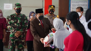 15 Ton Beras Kemensos RI Untuk Warga Terdampak Covid-19 Siap Disalurkan