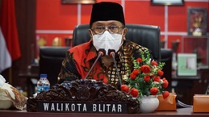 Wali Kota Blitar Pimpin Rapat Analisa dan Evaluasi PPKM Level IV Penanggulangan Covid-19
