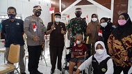 Wali Kota Blitar Monitoring Vaksinasi Merdeka Semeru Khusus Penyandang Disabilitas di Kota Blitar