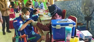 89 Penyandang Disabilitas UPT Rehabilitasi Sosial Bina Daksa Pasuruan Tuntas Divaksin Dosis Kedua