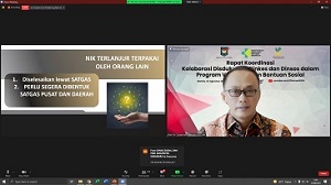 Tuntaskan Progam Vaksinasi Covid-19 dan Bansos, Pemerintah Gelar Rakor Kolaborasi Disdukcapil, Dinkes, dan Dinsos