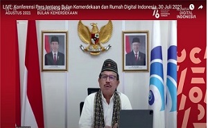 Menkominfo : Pandemi Tidak Halangi Semangat Bangsa Indonesia Merayakan Hari Kemerdekaan 