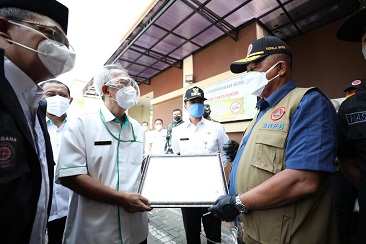 Tinjau RSUD Lukmonohadi Kudus, Ketua Satgas Minta Manajemen Penanganan Pasien COVID-19 Dibenahi