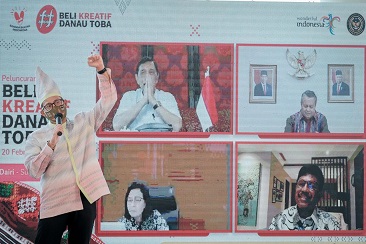 Kemenparekraf Resmi Tutup Program Beli Kreatif Danau Toba