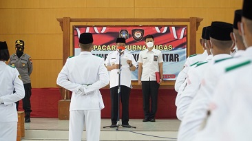 Wali Kota Blitar Apreasi Anggota Paskibraka 2021 
