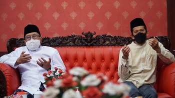Wali Kota Blitar Ikuti Zikir dan Doa Kebangsaan Bersama Presiden RI Secara Virtual