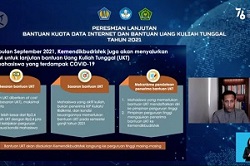 Kemendikbudristek Lanjutkan Pemberian Bantuan Kuota Data Internet dan Uang Kuliah Tunggal Tahun 2021