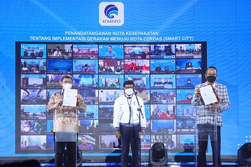 Jalin Kesepakatan dengan Kepala Daerah, Menkominfo: Perluas Inisiasi Kota Cerdas di 48 Daerah