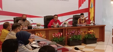Sekda Kotabaru Pimpin Rakor Pasar Tani