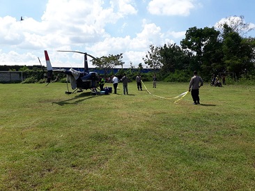 Masalah Navigasi, Helikopter BNPB Mendarat Darurat di Grobogan
