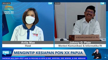Antisipasi Kenaikan Trafik Jelang PON XX Papua, Menkominfo Siapkan Backup Telekomunikasi