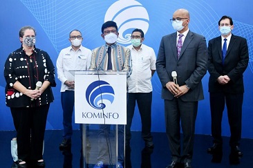 Penuhi Kebutuhan Layanan Satelit, Menkominfo Bahas Peluang Kerja Sama dengan Perusahaan AS