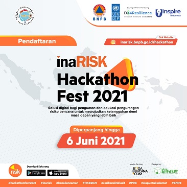 Pendaftaran InaRISK Hackathon Fest 2021 Diperpanjang