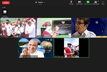 Menparekraf Resmikan Situs Parhutaan Ompung Tuan Sorimangaraja