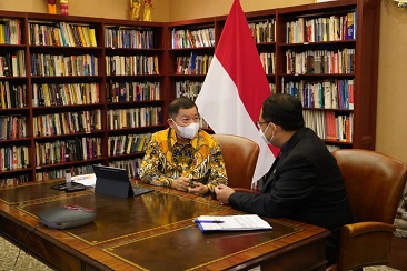 SAMPAIKAN VNR 2021, INDONESIA  TEGASKAN KOMITMEN TANGANI PANDEMI