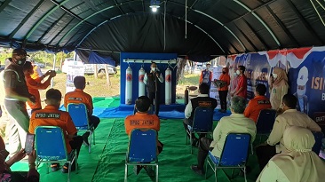 Pemprov Buka Depo Isi Ulang Tabung Oksigen Gratis di Gresik