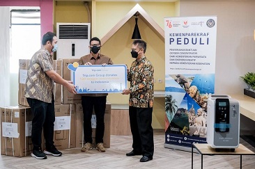 Trip.com  Donasikan Oksigen Konsentrator