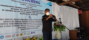 Selain Sosialisasi, Bupati Jayapura Launching Kurikulum Muatan Lokal Bahasa Ibu