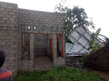 Angin Kencang Terjang 19 Rumah Warga Kabupaten Langkat