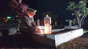 PEMKAB BARITO UTARA GELAR UPACARA KEHORMATAN DAN RENUNGAN SUCI