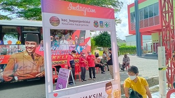 Vaksinasi Door to Door di Sport Center Kota Blitar Sasar 300 Warga Kelurahan Bendo