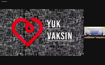 Menparekraf Targetkan 10 Ribu Penerima Vaksin di Sentra Vaksinasi SESKO AU Lembang