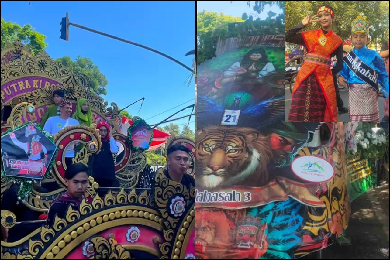 RIBUAN PELAJAR BONDOWOSO MERIAHKAN PAWAI BUDAYA 2024